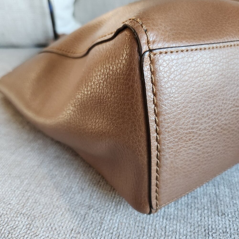 Classic! COACH pebble leather lightweight Derby tote bag F58660 - Picture 5 of 10